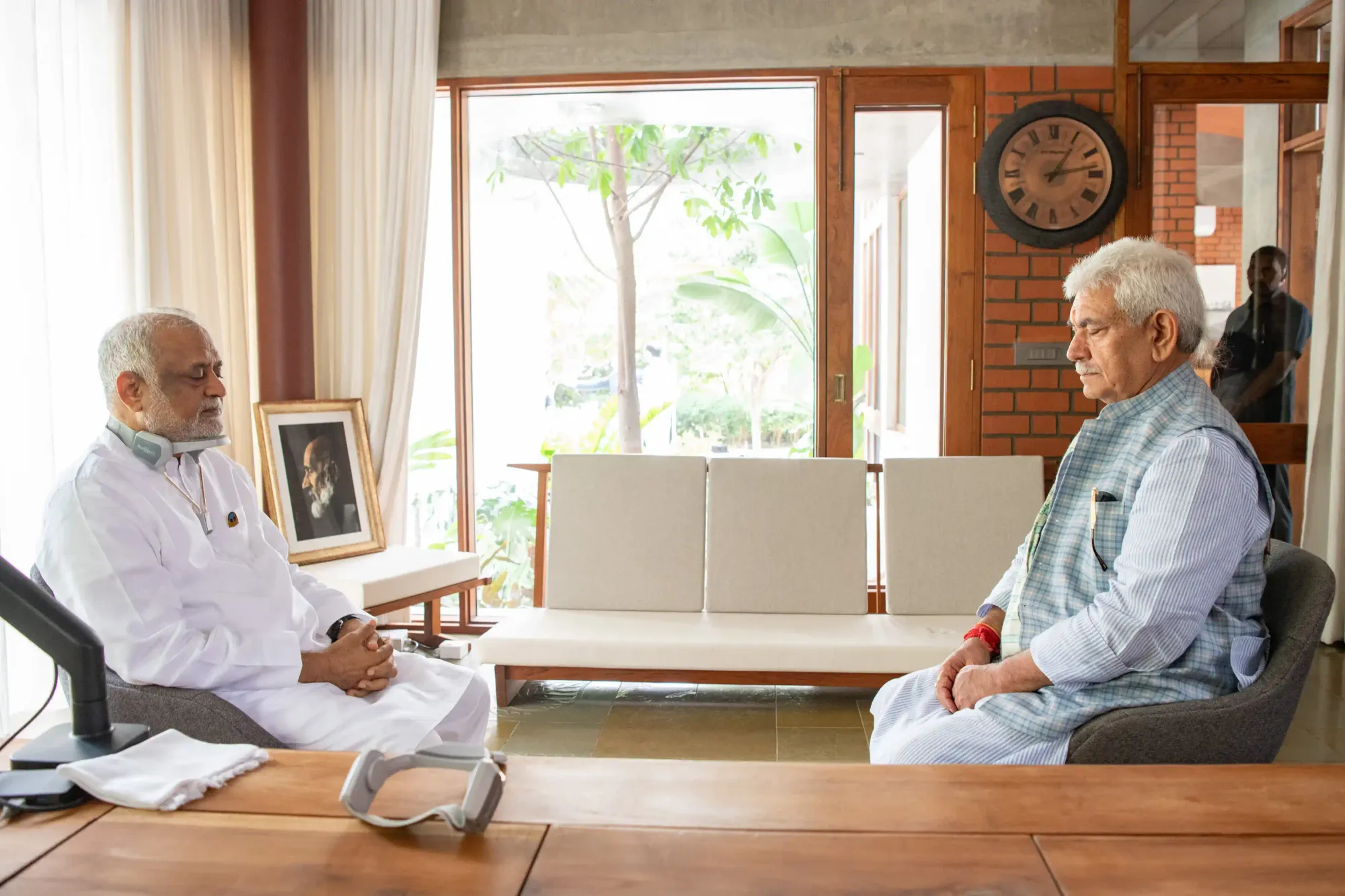 Daaji with Shri Manoj Sinha