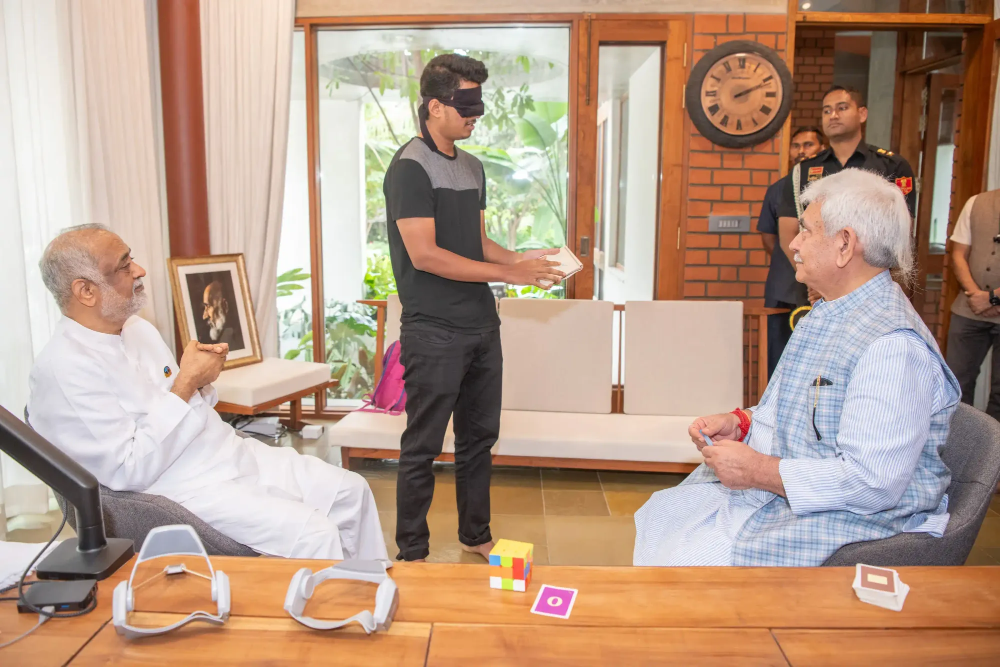 Daaji with Shri Manoj Sinha
