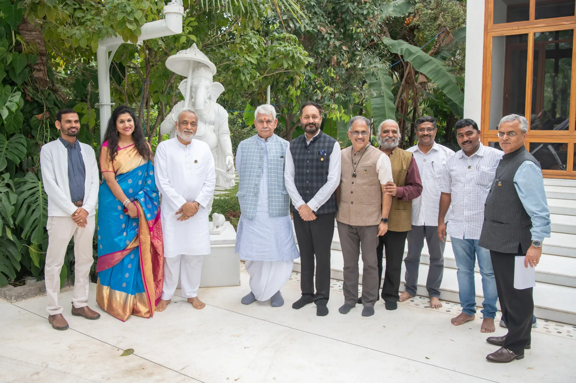 Daaji with Shri Manoj Sinha