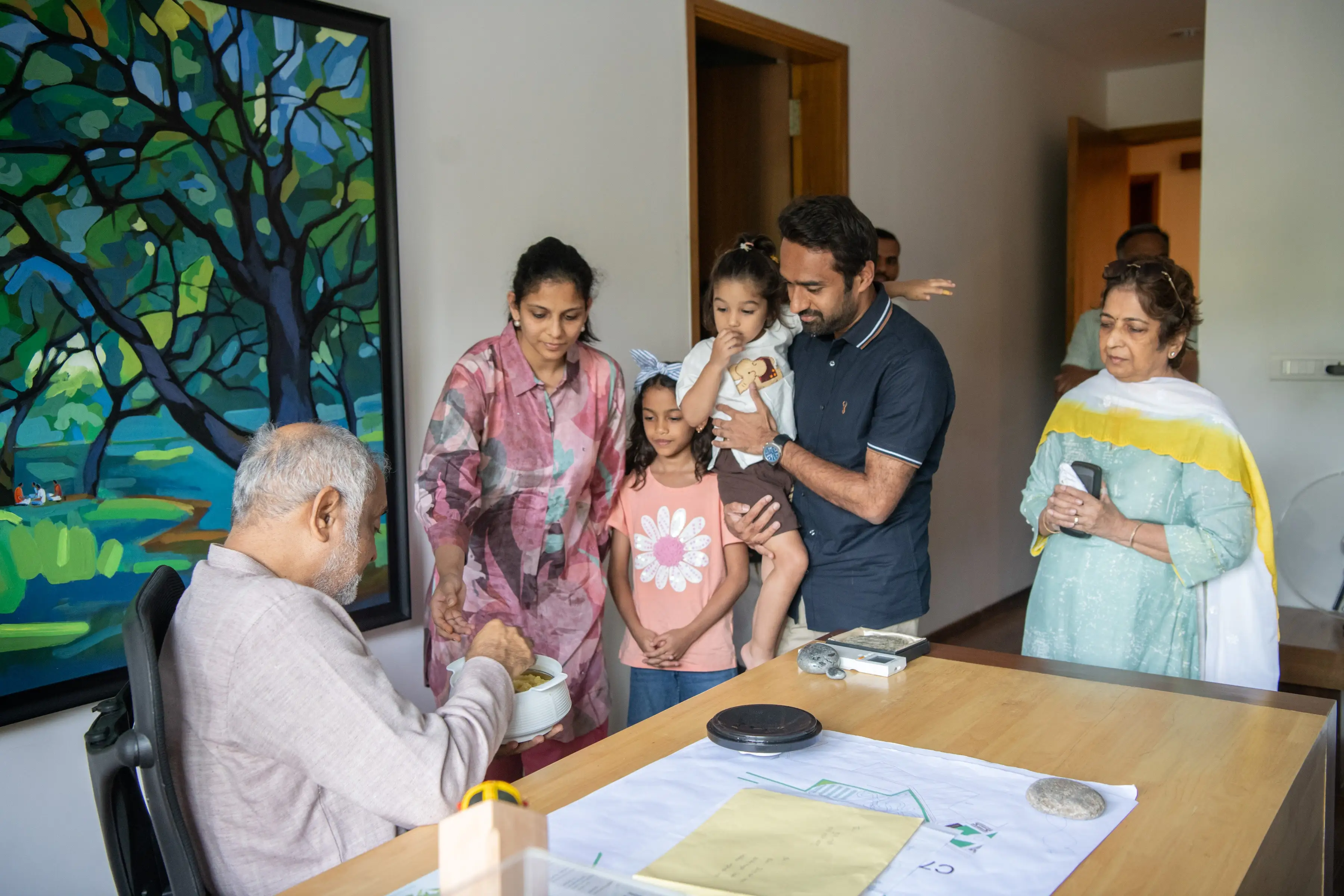 Daaji-with-family25th-october-1