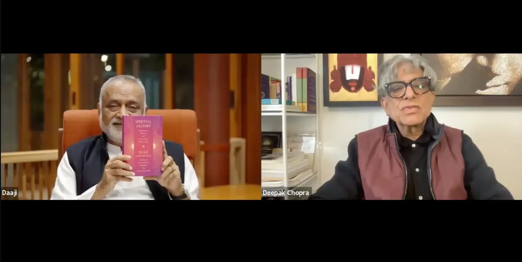 Daaji with Dr. Deepak Chopra